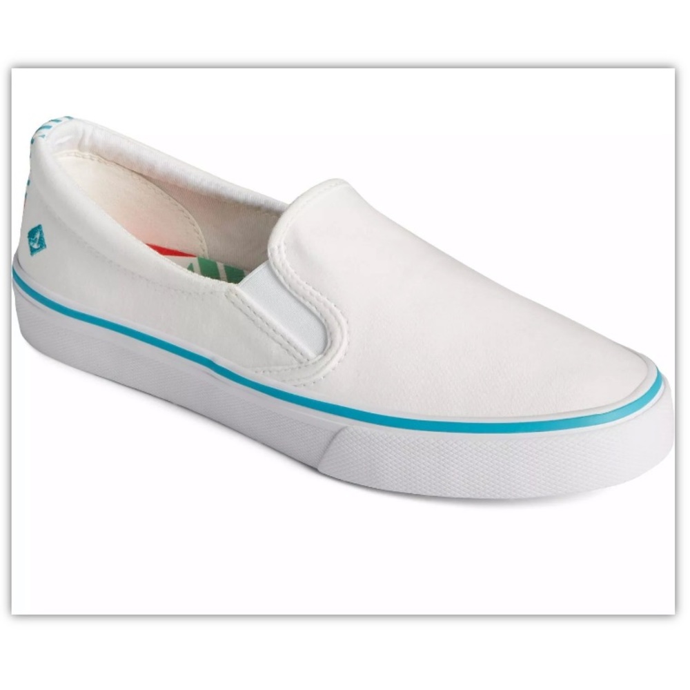 (NIB) Women's Sperry Crest Twin Gore Twisted Textile Slip On Sneakers. Sz. 7.5